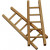 Ladder, afm 10x3,5  cm, grenen, 6stuks [HOB-577150]