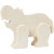 Dierfiguur, nijlpaard, h: 12 cm, b: 16 cm, triplex, 1stuk [HOB-57918]