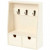 Key cabinet, H: 28.5 cm, W: 22 cm, 1 pc, plywood [HOB-57948]