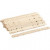 Wooden construction sticks, L: 11.4 cm, W: 10 mm, 30 pcs, birch [HOB-579970]