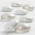 Glass Deco, wit, d: 18-20 mm, dikte 8 mm, 370gr [HOB-591001]