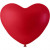 Ballonnen, rood, hart, 8stuks [HOB-59176]