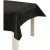 Tafelkleed van imitatiestof, zwart, b: 125 cm,  70 g/m2, 10m [HOB-594002]