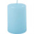 Kaarsen, licht turquoise, d: 40 mm, h: 60 mm, 12stuks [HOB-596016]