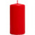 Kaarsen, rood, d: 50 mm, h: 100 mm, 6stuks [HOB-596103]