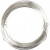 Verzilverd draad, dikte 0,6 mm, zilver, 10m [HOB-61006]