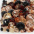 Facetkralen mix, afm 4-12 mm, gatgrootte 1-2,5 mm, goud harmonie, 250gr, circa 860 stuk [HOB-61880]