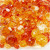 Facetkralen mix, afm 4-12 mm, gatgrootte 1-2,5 mm, gele harmonie, 250gr, circa 860 stuk [HOB-61886]