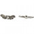 Vleugels, b: 13 mm, gatgrootte 1 mm, antiek zilver, 24stuks [HOB-63262]