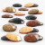 Cabochons, d: 14 mm, dikte 4 mm, 24 div, bruin harmonie [HOB-68017]