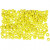 Rocailles, afm 8/0 , d: 3 mm, geel, 500gr, gatgrootte 0,6-1,0 mm [HOB-682012]