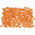 Rocailles, afm 8/0 , d: 3 mm, oranje, 500gr, gatgrootte 0,6-1,0 mm [HOB-682022]