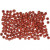 Rocailles, afm 8/0 , d: 3 mm, donkerrood, 25gr, gatgrootte 0,6-1,0 mm [HOB-682031]