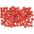Rocailles, afm 6/0 , d: 4 mm, helder rood, 500gr, gatgrootte 0,9-1,2 mm [HOB-682532]