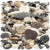 Natuurlijke mix, afm 5-30 mm, gatgrootte 1-2 mm, 300gr [HOB-68421]
