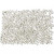 Rocailles, afm 15/0 , d: 1,7 mm, silver metal, 25gr, gatgrootte 0,5-0,8 mm [HOB-686720]
