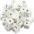 Letterkralen, afm 8x8 mm, gatgrootte 3 mm, wit, grasboom, T, 25stuks [HOB-68970]