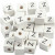 Letterkralen, afm 8x8 mm, gatgrootte 3 mm, wit, , grasboom, Z, 25stuks [HOB-68976]