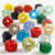 Glaskralen mix, d: 9 mm, gatgrootte 2,5-3 mm, diverse kleuren, 75gr [HOB-692801]