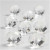 Kristal kralen, afm 12x14 mm, gatgrootte 1 mm, Transparant glans, plat rond, 20stuks [HOB-69662]