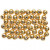 Kralen, d: 5 mm, gatgrootte 0,7 mm, goud, 100stuks [HOB-698121]