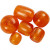 Yemen kralen, afm 14-25 mm, gatgrootte 1,5-2,5 mm, 20 div, oranje [HOB-69885]