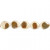 Keramiek kralen, d: 24x22 mm, gatgrootte 2 mm, off-white, ovaal, 9stuks [HOB-69956]
