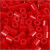 Strijkkralen, afm 5x5 mm, gatgrootte 2,5 mm, rood (57), medium, 1100stuks [HOB-751310]