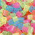 Strijkkralen, afm 5x5 mm, gatgrootte 2,5 mm, neon kleuren, medium, 20000div [HOB-75250]