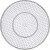Onderplaat, d: 15 cm, transparant, grote cirkel, 10stuks [HOB-753021]