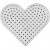 Peg Board, size 17x15.5 cm, JUMBO, 1 pc, transparent [HOB-753250]