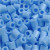 Foto kralen, afm 5x5 mm, gatgrootte 2,5 mm, pastel blauw (23), 1100stuks [HOB-755230]