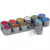 Schmink palletdoos op waterbasis, parelmoer kleuren, 12x15ml [HOB-77061]