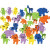 EVA Foam vormen, afm 25-45 mm, dikte 2 mm, dieren met print, 560div [HOB-79064]