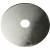 Rolmes, d: 45 mm, gatgrootte 9 mm, recht, 1stuk [HOB-9531]