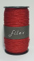 Krullint Filex Rood Glitter 1mm x 100 meter (1 rol) [HV-FLX1R]