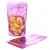 Stazakken Transparant/Roze 17,1x8,9x28,6cm | 340 gram (100 stuks) [ZBGB4PK]