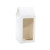 Kraftdoosjes met Venster glanzend Wit 9x9x21,5cm (25 stuks) [FS331]
