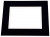 Dubbele Passepartout, Zwart/Super Wit Conservatie 19x24.1cm uitsnede - Buitenmaat 27.9x35.6cm (25 Stuks) [MD30068]