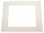 Passepartout Crême 20,3x26,7cm Venster - Buitenmaat 27,9x35,6cm Conserveringskwaliteit (25 stuks) [MS30034]