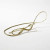 Versierelastiek Metallic Goud 20cm (50 stuks) [8MG]