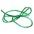 Versierelastiek Metallic Groen 25,5cm (50 stuks) [10MGR]