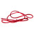 Versierelastiek Metallic Rood 25,5cm (50 stuks) [10MR]