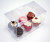 Plastic Doosjes voor 6 mini Cupcakes of muffins 17,8x10,2x7,6cm (100 stuks) [CBS179]