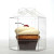Plastic Doosjes voor 1 Cupcake "Draaideksel" 8,9x8,9x9,5cm (100 stuks) [CBS238]