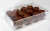 Plastic Doosjes voor Chocola 10,5x2,5x15,6cm met Interieur (100 stuks) [CNDY167]
