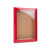 Kraftdoosjes met Venster Rood 12,5x1,5x16,8cm (25 stuks) [WGRG2]
