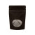 Stazakken Kraft Zwart met ovaal Venster 10,2x6x15,2cm | 57 gram (100 stuks) [ZBGO2BK]