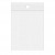 Gripzakken met Ophanggat en Luchtgat 15x23cm Kristalhelder PP 100 Micron (100 stuks) [Z4R69V]