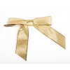 Voorgestrikte strikken metallic goud 2,2cm (100 Stuks) [BOW7MG]